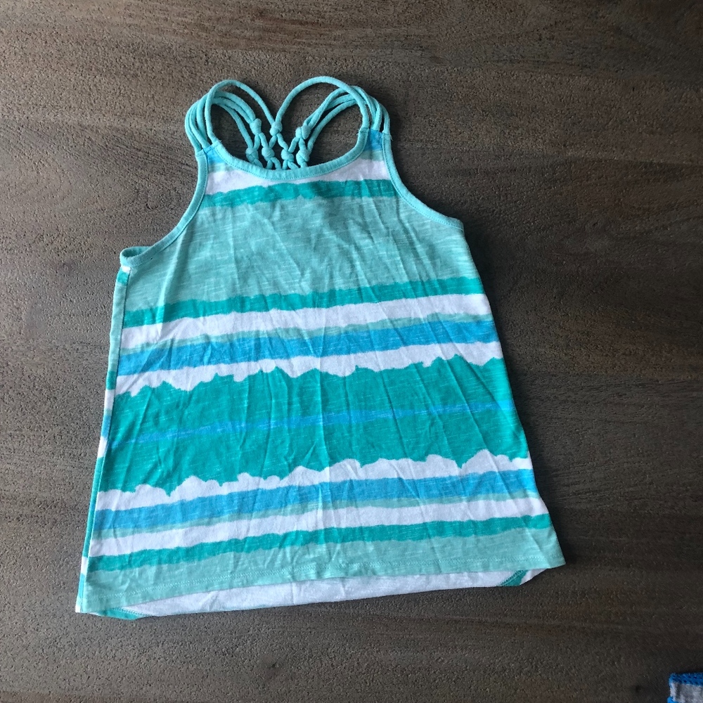 ❤️Green Soda Striped Tank Top -U8